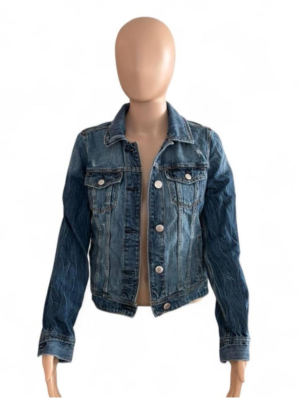 American Eagle blue denim unisex jacket Size S